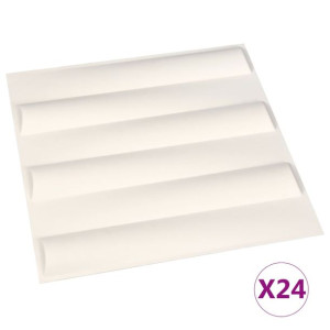 Panele ścienne 3D, 24 szt., 0,5x0,5 m, 6 m²