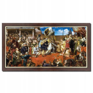 Jan Matejko HOŁD PRUSKI obraz + RAMA BRĄZOWA