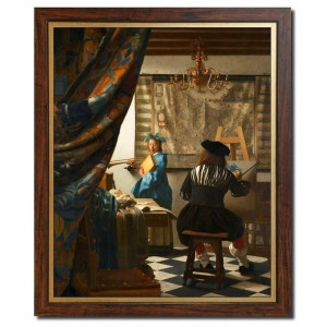 Jan Vermeer Alegoria Malarstwa Obraz + Rama