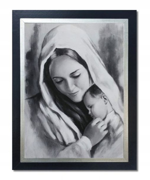 Duży Obraz Maryja Matka Boska Z Dzieciątkiem Jezus