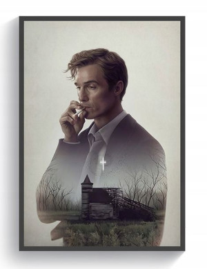 True Detective Detektyw plakat Rust 40x60 Premium
