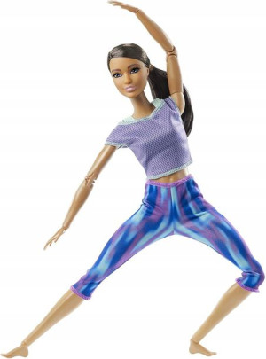 Lalka Barbie Made To Move Gimnastyczka Gxf06