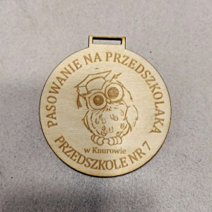 Medal Pasowanie na Przedszkolaka + WSTĄŻKA