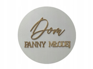 Koło dekoracja domu DOM PANNY MŁODEJ glamour