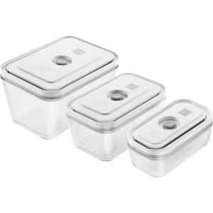 Zwilling Fresh & Save Zestaw 3 szklanych pojemników próżniowych