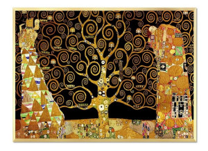 Obraz Gustav Klimt Drzewo Życia Pocałunek + Rama