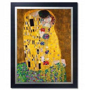 Obraz GUSTAV KLIMT POCAŁUNEK + RAMA na prezent