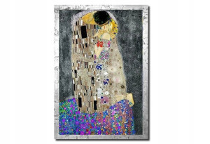 obraz GUSTAV KLIMT POCAŁUNEK reprodukcja + RAMA