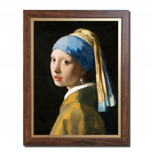 obraz Johannes Vermeer DZIEWCZYNA Z PERŁĄ + RAMA