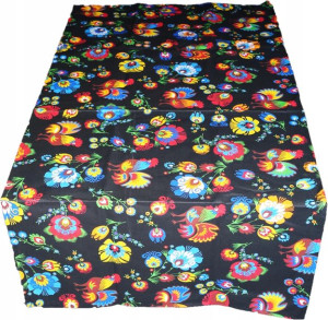 Bieżnik Obrus 60x240 Bawełniany Folk Kaszubski