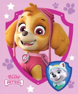 Koc 100x140 Polarowy Kocyk Psi Patrol Paw Pieski