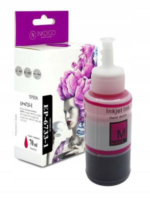 Tusz INKDIGO do EPSON T6733 Magenta T6733 ECOTANK