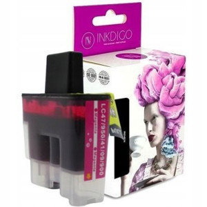 Tusz INKDIGO do BROTHER LC900 Magenta LC900M