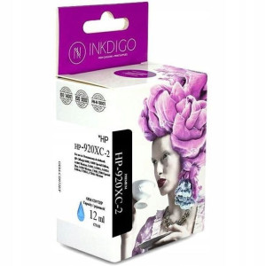 Tusz INKDIGO do HP 920 XL Cyan CD972EP