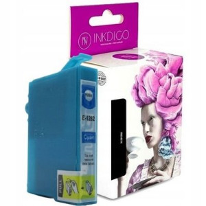 Tusz INKDIGO do EPSON T1282 Cyan C13T12824010