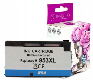 Tusz INKDIGO do HP 953 XL Cyan F6U16AE