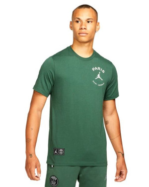 Koszulka Air Jordan Paris Saint-Germain T-shirt zielona