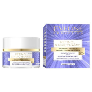 Eveline Retinol&Niacynamid skoncentrowany krem odbudowujący na dzień 60+ 50