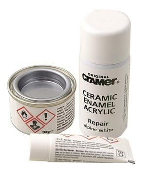 Zestaw naprawczy do ceramiki emalii i akrylu biały REPAIR KIT