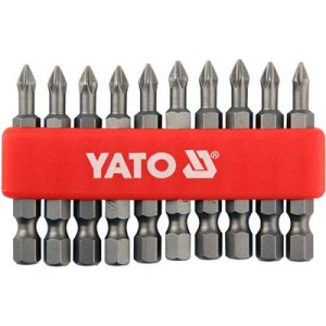 Końcówki wkrętakowe phx1x50mm S2 10szt Yato
