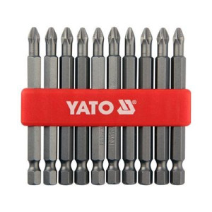 Końcówki wkrętakowe ph2x75mm S2 10szt Yato