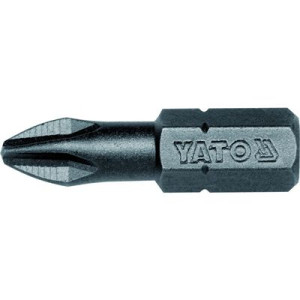 Bity końcówki wkrętakowe 1/4 25mm ph2 50szt Yato