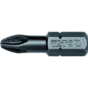 Bity końcówki wkrętakowe 1/4 25mm pz2 50szt Yato