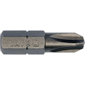 Bity końcówki wkrętakowe 1/4 25 mm ph3 10szt Yato