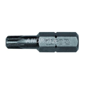 Bity końcówki wkręt 1/4 25mm torx T27 50szt Yato