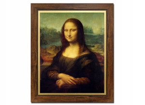 obraz Leonardo da Vinci MONA LISA + RAMA płótno