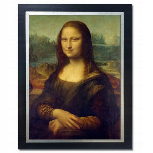 Obraz Leonardo da Vinci MONA LISA RAMA na prezent