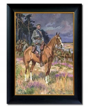 Obraz Marszałek Józef Piłsudski Na Kasztance Rama
