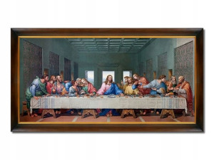 obraz OSTATNIA WIECZERZA LEONARDO DA VINCI + rama