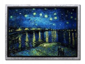 obraz Vincent van Gogh Gwiaździsta noc nad Rodanem