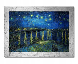 obraz Vincent van Gogh Gwiaździsta noc nad Rodanem
