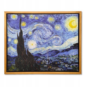 OBRAZ Vincent van Gogh GWIAŹDZISTA NOC rama box