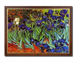 obraz Vincent van Gogh IRYSY KWIATY ABSTRAKCJA
