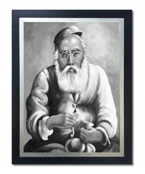 Portret Żyda Z Pieniążkiem Żyd Na Szczęście Obraz