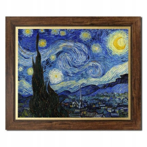 Reprodukcja Vincent van Gogh GWIAŹDZISTA NOC obraz