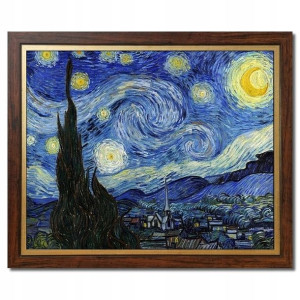 Reprodukcja Vincent van Gogh GWIAŹDZISTA NOC obraz