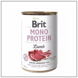 Brit Mono Protein Lamb 400g. Puszka