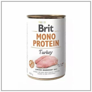 Brit Mono Protein Turkey 400g. Puszka