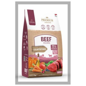 Pokusa. Wołowina 3 kg. Adult. Karma sucha dla psa. Premium Selection Beef.