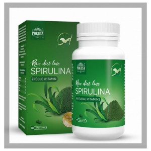 RawDietLine Spirulina 120 tabl. Dla psa. Dla kota. Pokusa