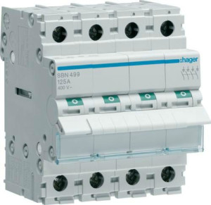 Rozłacznik izolowany 125A 4P SBN499