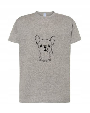 T-shirt Męski Duży Piesek Logo Szczeniak Rozm Xs