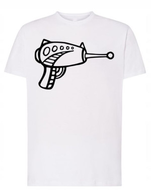 T-Shirt męski fajny nadruk Broń BLASTER r.3XL