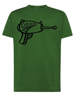 T-Shirt męski fajny nadruk Broń BLASTER r.L