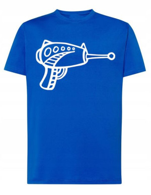 T-Shirt męski fajny nadruk Broń BLASTER r.M