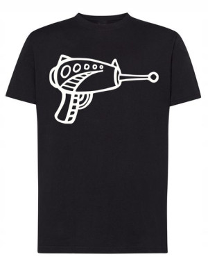 T-Shirt męski fajny nadruk Broń BLASTER r.XXL